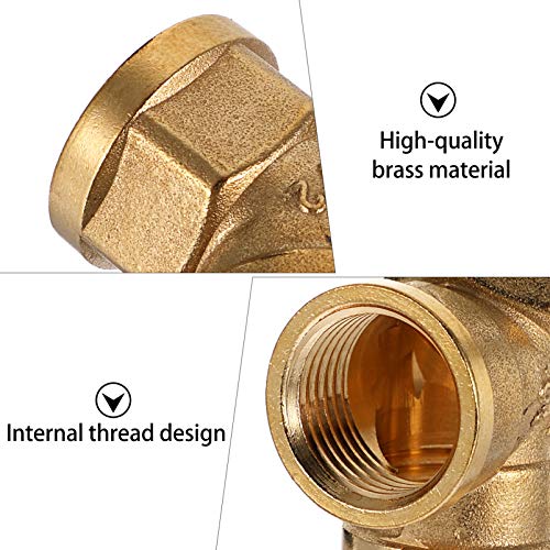 ULTECHNOVO Conector de Tubo de Encanamento de 3 Vias Encaixe de Junta Em T de 1/2 Polegada Encaixes