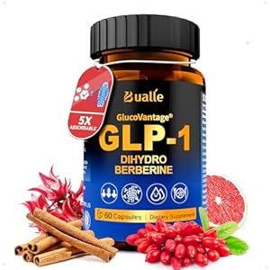 Support GLP-1 Supplement Weight Loss | GlucoVantage® Dihydroberberine + Akkermansia Probiotic | Super Berberine with Ceylon Cinnamon for 5X Bioactive Appetite, Metabolic, Gut & GLP 1 Weight Loss, 60ct