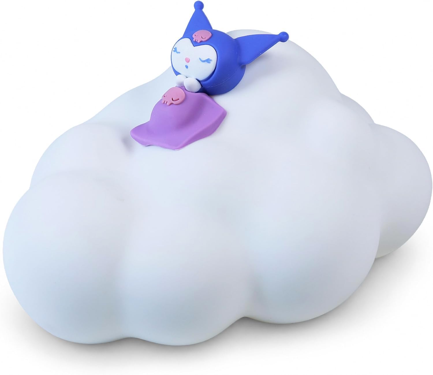Blue Sky Studios Kuromi Colour Changing Cloud Lamp - Usb-C Rechargeable Mood Light - Night Light For Bedroom & Aesthetic Desk Decor - Official Hello Kitty And Friends Gift