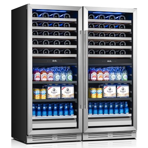 Yeego 48 Inch Wine and Beverage Refrigerator (2 x 24