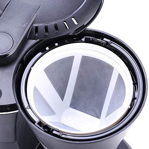 FCYIXIA Cafetera - Cafetera con Interruptor de Taza de café con cafetera de Filtro de Tono Dorado, Negro - Imagen 5