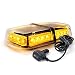 Xprite Yellow(Amber) 24 LED Top Roof Mini Bar, Truck Car Vehicle Law Enforcement Emergency Hazard Beacon Caution Warning Snow Plow Safety Flashing Strobe Light with Magnetic