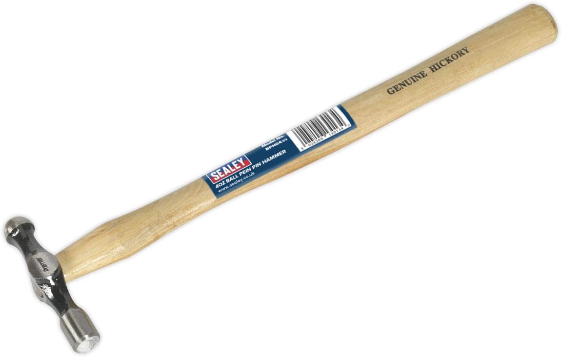 Sealey BPH04 4oz Ball Pein Pin Hammer, Silver