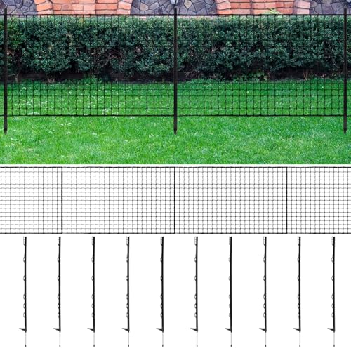 GliCraft Cricket Ball Stop Net Backstop 66ft x 3ft Post and Net Package for Backyard Heavy Duty Removable Barrier Defensive Netting for Outdoor Yard Dog Fence