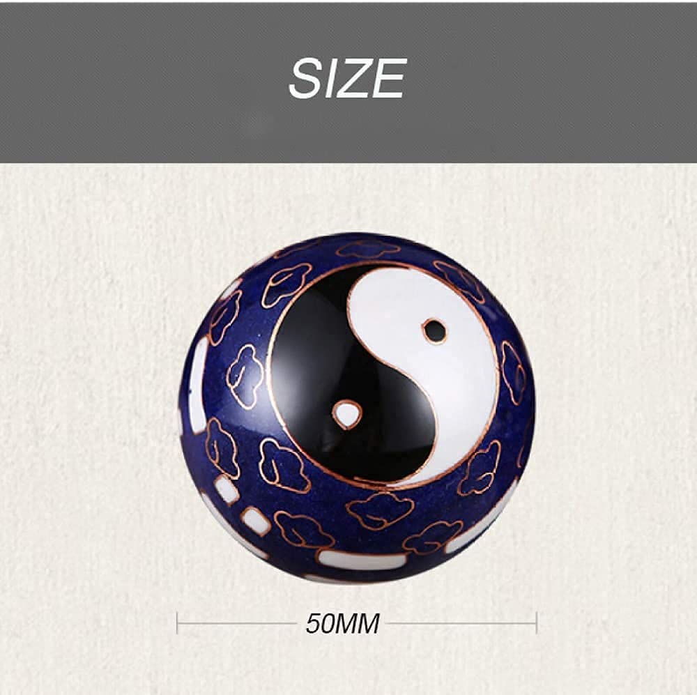 Palle Antistress per Adulti, Palle Baoding Palle Antistress per Adulti Palle Cinesi per Esercizi Feng Shui Massaggio Palla per Esercizi Palla da Meditazione per H Palle c