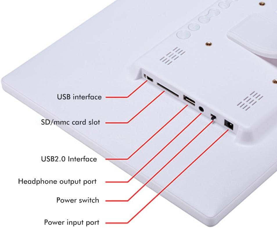 12 Inch Digital Photo Frame Electronic Smart Picture/Video Player Frame with 1280x800 IPS FHD Display Remote Control by USB,Easy Setup Share Photos and Videos