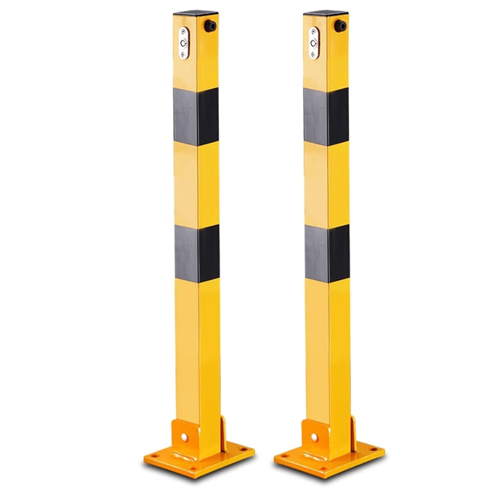 Borne de sécurité pliable anti-collision pour stationnement
