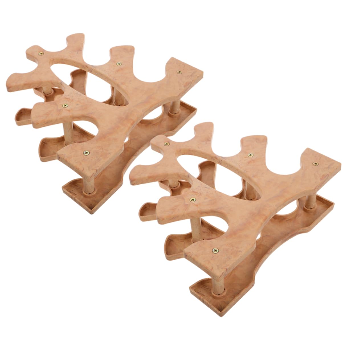 Milisten 2Pcs Dumbbell Rack Stand for Home Gym Three Storage Organizer for Dumbbells and Workout Equipment Material and Secure Weight Management