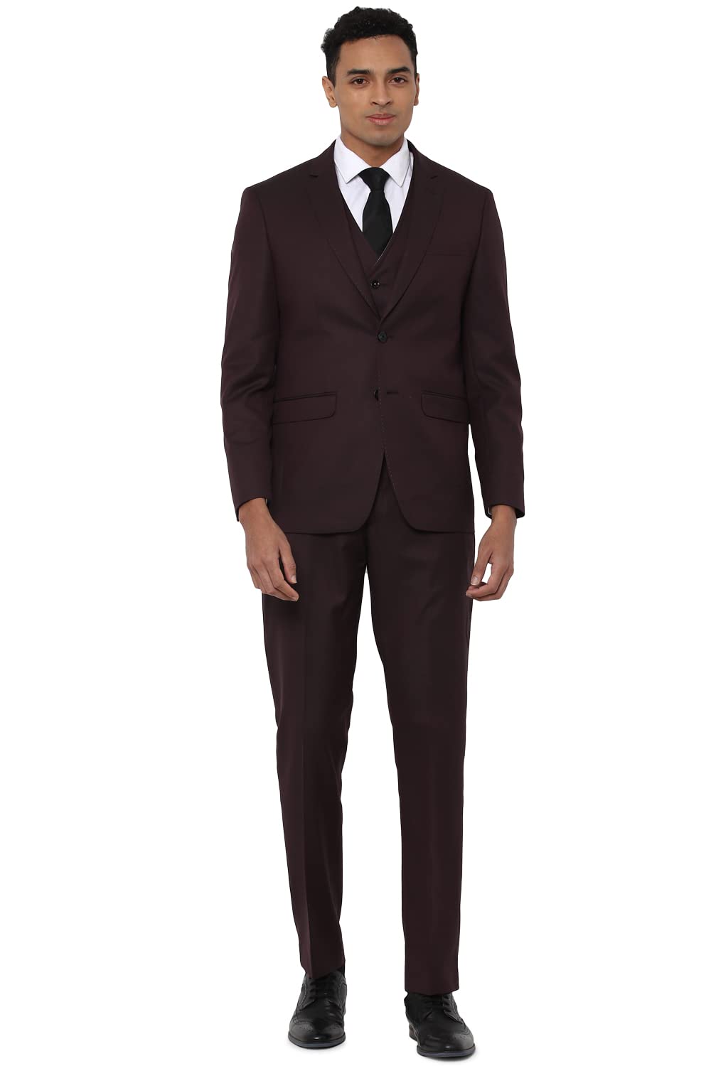 allen solly Men Business Suit Pants Set-picture-41