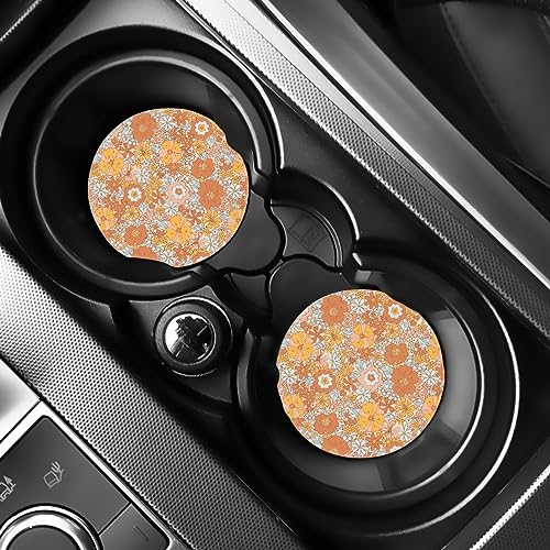 Housse siege voiture hippie fleurie pour masquer les taches - 5