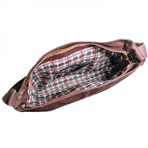 Bolsa Lenna's Transversal Casual L023 Caramelo