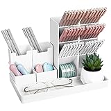 ✎【Gestuft Design】Dieser Schreibtischorganizer hat insgesamt 5 Elemente, Farbstifte und Marker besser zu sortieren und griffbereit zu haben ohne lange zu fummeln, (insgesamt 13 Fächer)，Sie können Artikel nach Ihren Wünschen platzieren.