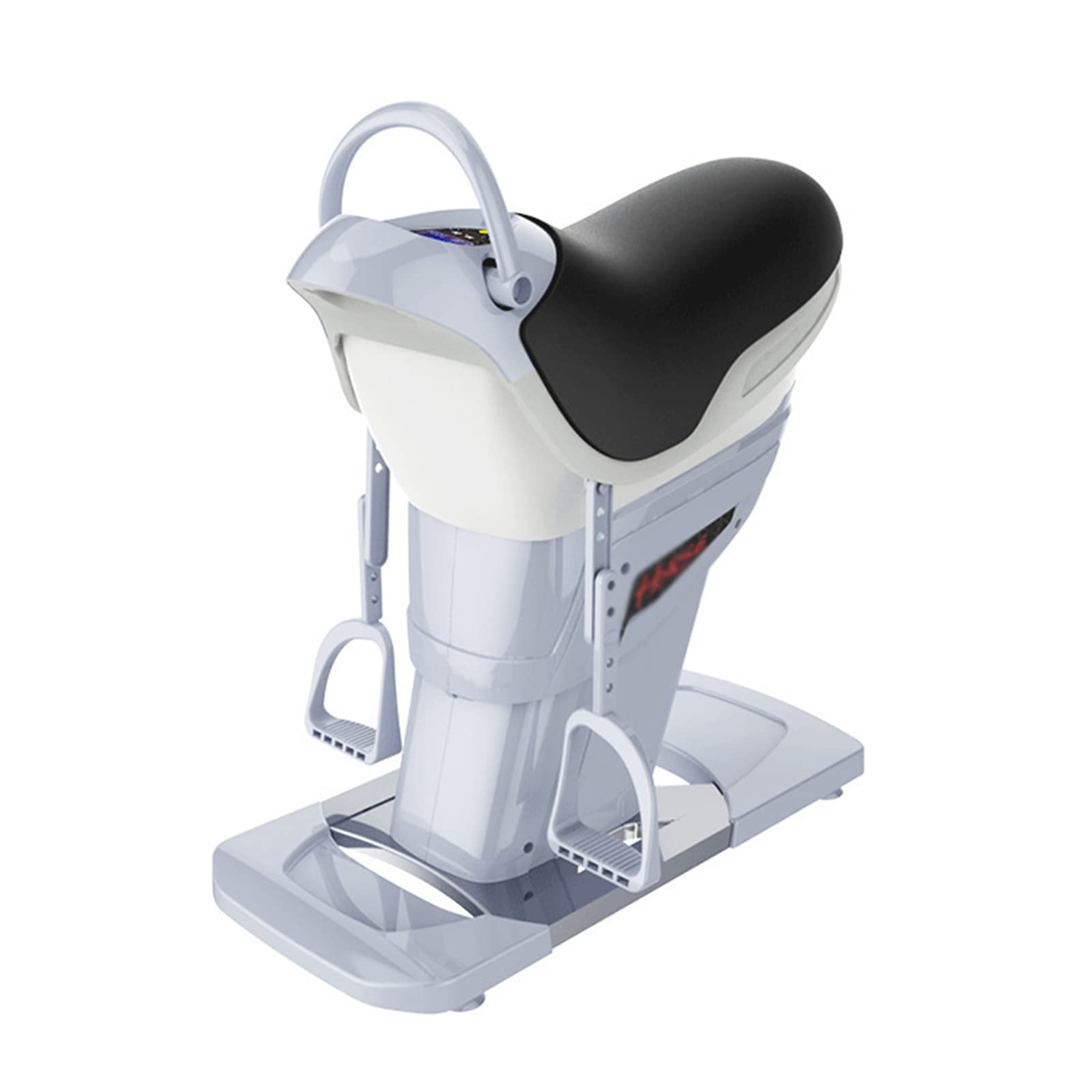 YXZYFPP Electric Horse Riding Machine 20-Speed Vibration Speed Adjustment LCD Exercise Fitness Equipment for Upper and Abdominal Weight Loss