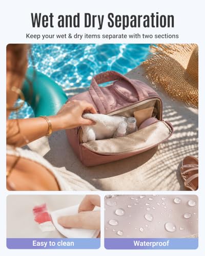 LIGHT FLIGHT Puffy Quilted Toiletry Bag