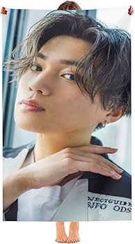 Amazon.co.jp: 八木.勇征 やぎ.ゆうせい ビーチタオル バスタオル 速乾