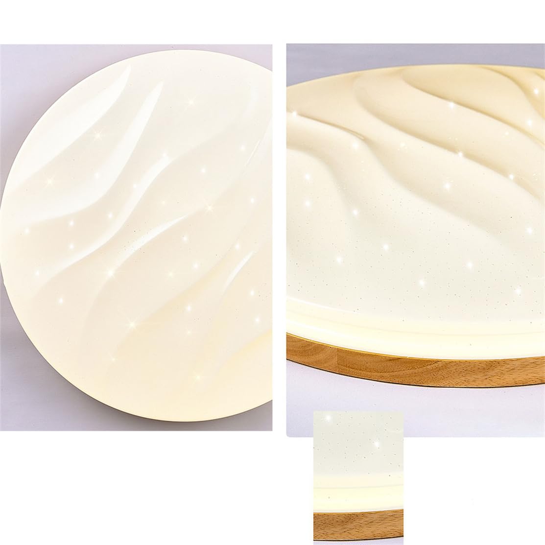 Lampa sufitowa w stylu japońskim do montażu podtynkowego LED do sypialni