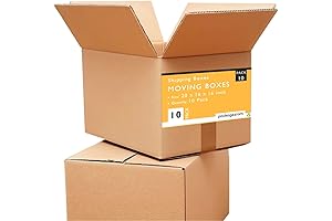 16x16x16 Inch Cardboard Moving Boxes in Packs of 10