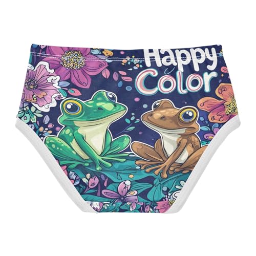Cute Frogs Flower Toddler Girls's Underwear 2T 202b89832