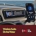 Pyle Marine Bluetooth Stereo Radio - 12v Single DIN Style Boat In dash Radio Receiver System with Built-in Mic, Digital LCD, RCA, MP3, USB, SD, AM FM Radio - Remote Control - PLMRB29B (Black)