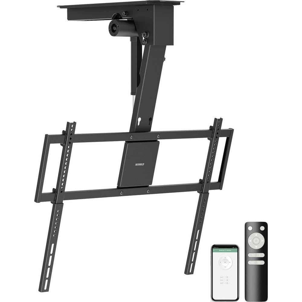 Speaka Professional SP-TVCM-560 TV-Deckenhalterung 109,2 cm (43) - 218,4 cm (86”) Neigbar, Höhenverstellbar