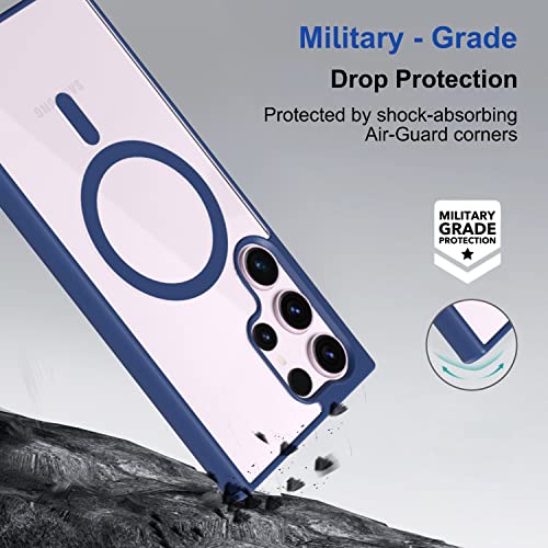 Image of Zapcase Back Case Cover for Samsung Galaxy S26 Ultra 5G | Compatible for Samsung Galaxy S26 Ultra 5G Back Cover | Scratch-Resistant Back Cover | Navy Blue