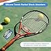 NIIIYTYB 3Pcs Dampers for Tennis Rackets Vibrakill Vibration Dampener Soft Silicone Shock Absorber Long Tennis Racquet Dampeners Vibrokill String Dampners Racquetball Accessories