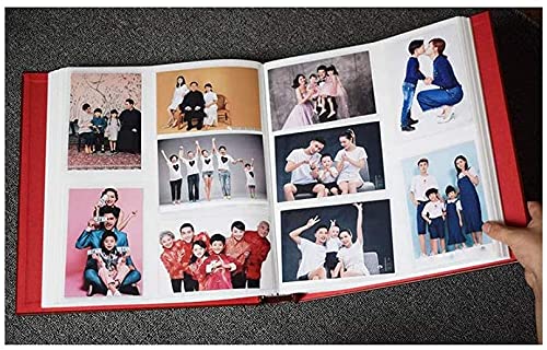 Album na zdjęcia, skórzane wkładki do albumu fotograficznego, duża pojemność, 15 cm, 800 arkuszy, album fotograficzny, odpowiedni dla rodziny, na ślub, książka z pamięcią wzrostu dziecka, 33 x 36 x 6