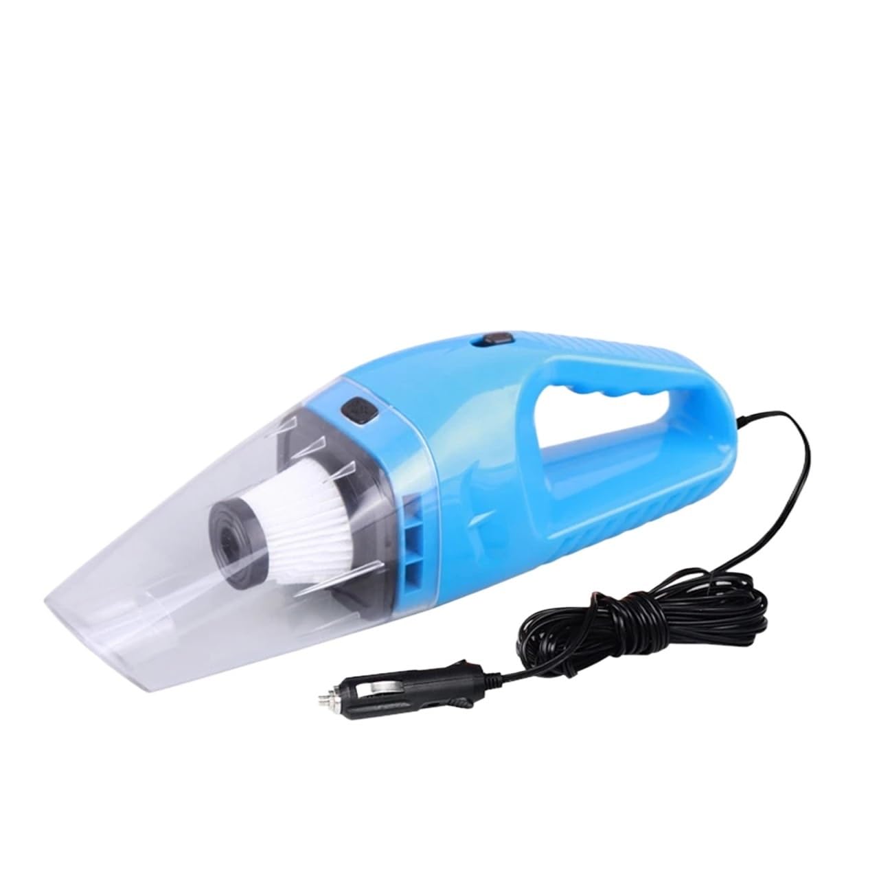 Aspiradora portátil mini de mano for coche, 12 V, 120 W, doble uso, for uso húmedo y seco, con súper succión y filtro HEPA desmontable.(Blauw)