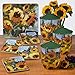 Certified International Sunflower Bouquet 16 Piece Dinnerware Set, Service For 4