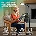 Verilux SmartLight Full Spectrum LED Modern Floor Lamp with Adjustable Brightness, Flexible Gooseneck and Easy Controls - Reduces Eye Strain and Fatigue - Ideal for Reading, Artists, Craft (Black)