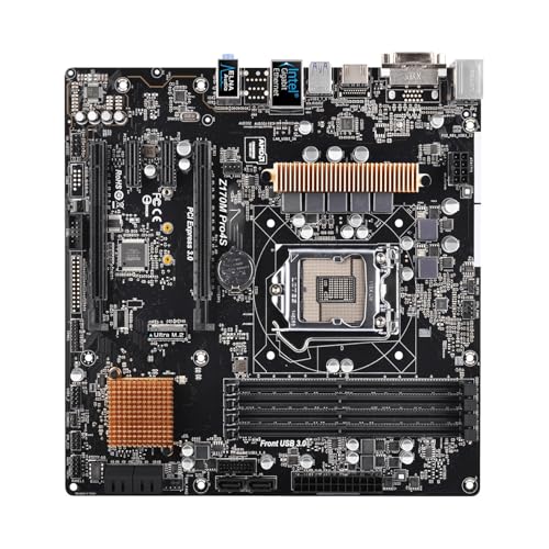 CJWDPDSWEZ Placa Base Z170 1151 Fit for ASRock Z170M Pro4S LGA 4 × DDR4 64GB PCI-E 3,0 M.2 6 SATA III USB3. ATX para CPU Core I5 6600K Motherboard