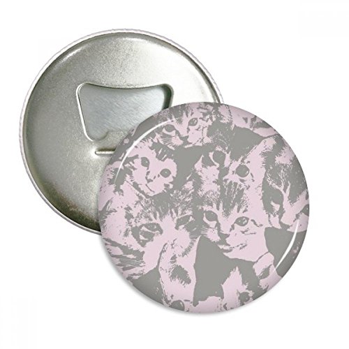 Badge chat protéger la faune aimants frigo décapsuleur - 2