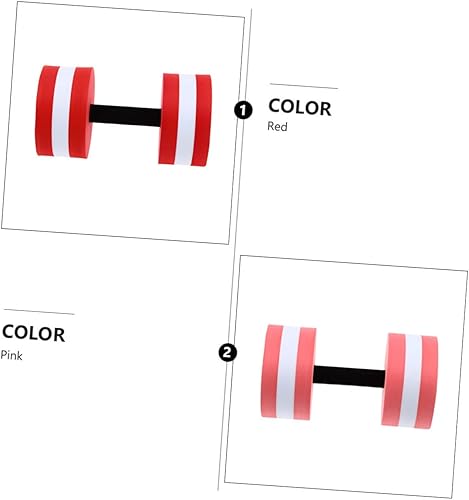 Miniatura 2 de Abaodam 4 mancuernas para ejercicio acuático, mancuernas de piscina, mancuernas de peso, mancuernas y accesorios deportivos para piscina