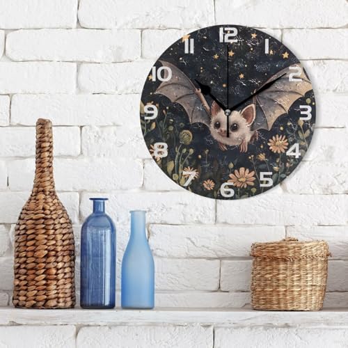Reloj de pared analógico redondo ALAZA 9.4 in miniatura 3