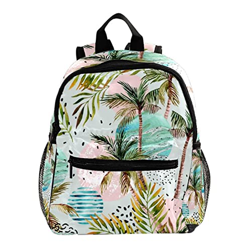 Mini sac à dos palmier tropical enfant 3-8 ans pour l'école
