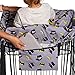 J.L. Childress Warner Bros. Shopping Cart & High Chair Cover for Baby, Kids, & Toddler - Cover for Grocery Carts & Restaurants, Universal Fit - Batman