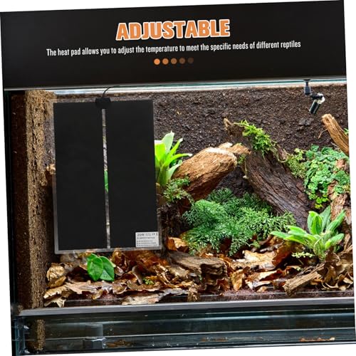 Veemoon alfombrilla térmica para reptiles y terrarios 3 piezas miniatura 4