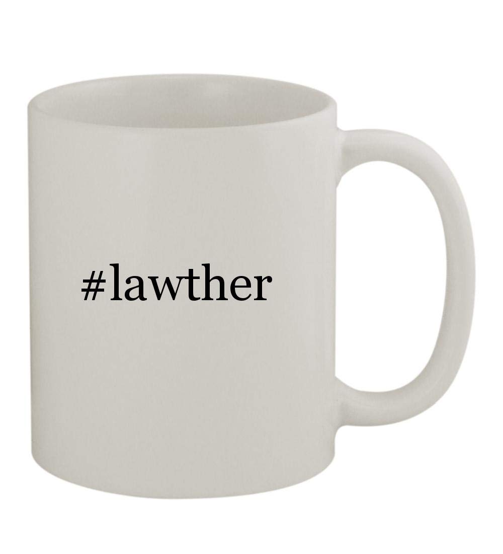 #lawther - 11oz Sturdy Hashtag Ceramic Coffee Cup Mug, White