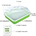 LeJoy Garden Seed Sprouter Tray BPA Free PP Soil-Free Big Capacity Healthy Wheatgrass Grower with Lid Sprouting Kit 13.4x9.84x4.72 inches