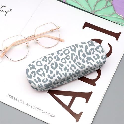 Image of Eyeglasses Case Hard Shell Protective Case for Glasses Eyeglass Box with Cleaning Cloth for Girls Women Cute Aesthetic