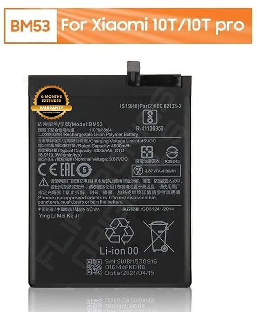 Image of BM53 Battery for Xiaomi 10T / 10T Pro Battery with 6 Month Warranty** (DD41)