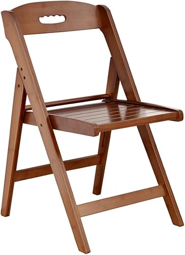 Folding Chairs Muebles de jardín Silla de comedor de madera, silla de respaldo portátil para el hogar, cómoda oficina en casa, sillas de camping