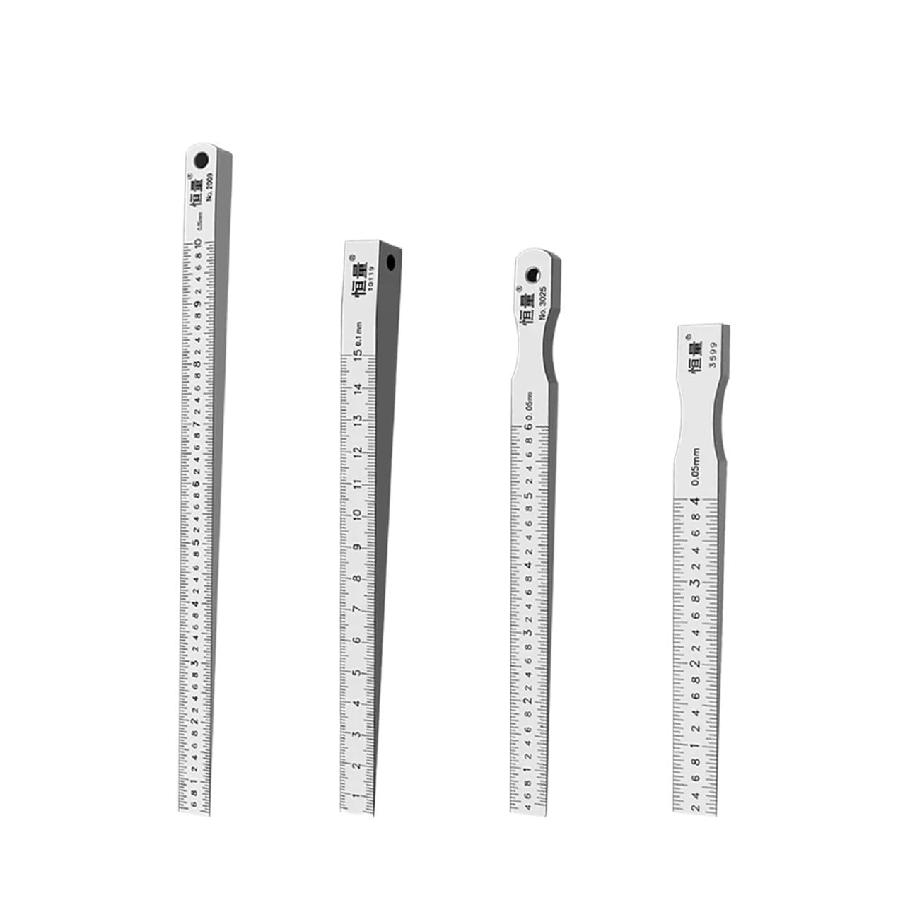 Calibro di pendenza in acciaio inossidabile ad alta durezza da 0,2-4,4-6,5-10 1-15 mm Rilevamento della distanza planarità tra cunei misura(0.5-10mm)