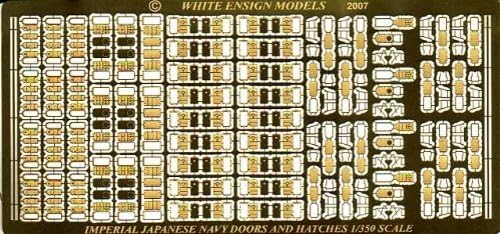 White Ensign Models 1/350 Imperial Japanese Navy Doors & Hatches Superset Photoetch Enhancement Parts