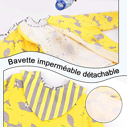 Lictin 3 Pezzi Bavaglino a Manica Lunga