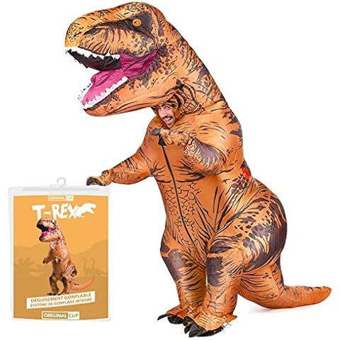 Inflatable XXL T-Rex Costume for Adults Cover