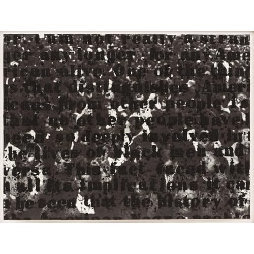 Impression giclée Glenn Ligon Sans titre #2 toile encres archives