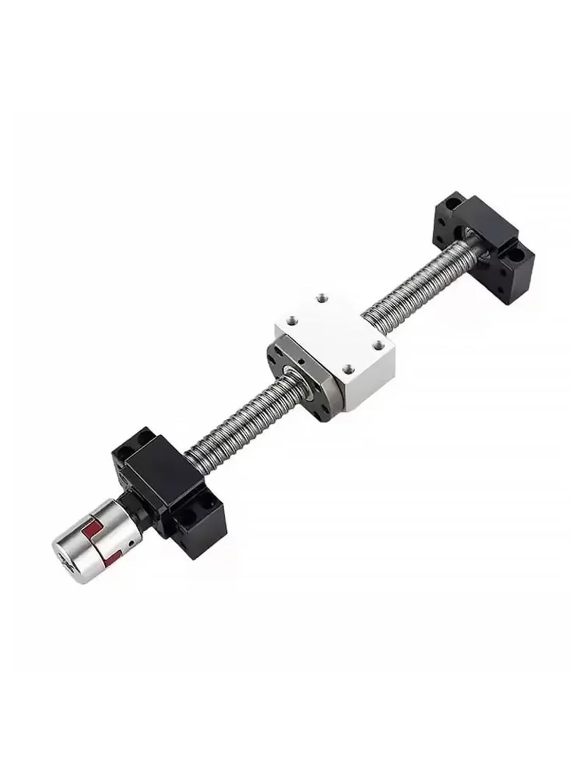 Set di mandrini a sfera per asse ottico, albero lineare, OD 12 mm, 16 mm + SCS12UU SCS16UU blocchi cuscinetti lineari SK12, SK16 e SFU1605 (SCS16LUU BKBF12,250 mm)