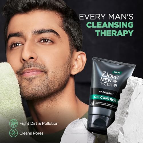 Dove Men+Care Oil Control Facewash, 100ml - Image 4