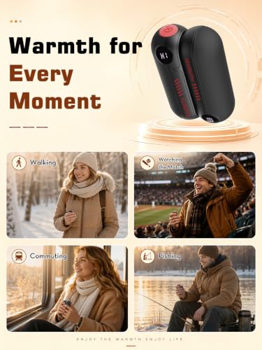 2 Pack Rechargeable Hand Warmers, 6H*2 Long Safe Heat - image 5